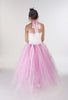 Tutu Flower Girl Dress, Pink, Handmade, D005