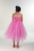 Tutu Flower Girl Dress, Pink, Handmade, D007