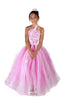 Tutu Flower Girl Dress, Pink, Handmade, D005